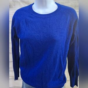 Royal blue pullover, medium